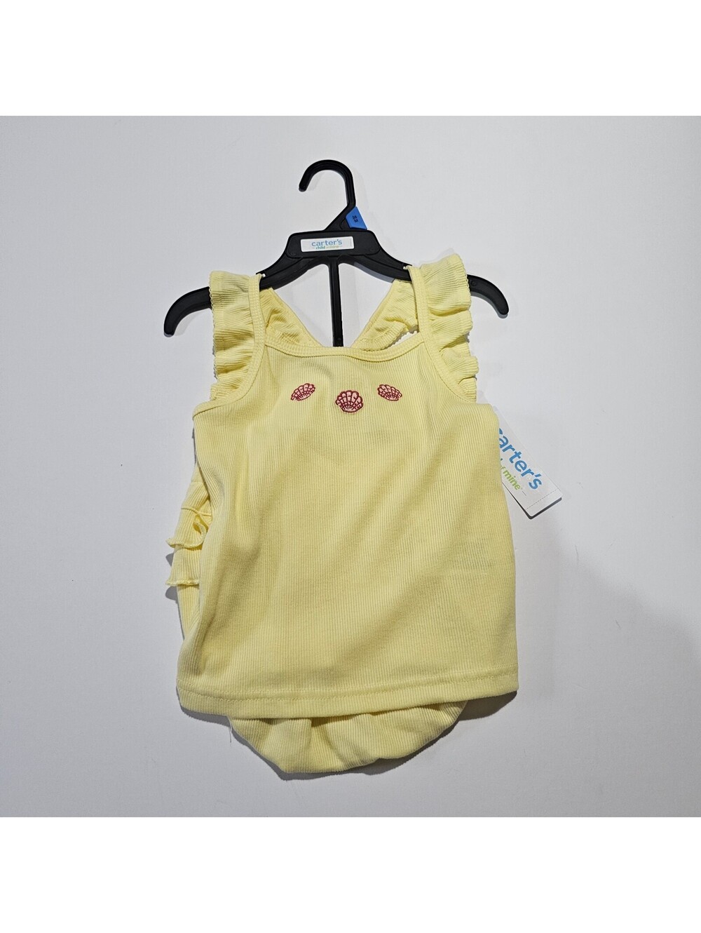 Carters baby yellow sleeveless romper 18-24M - Picture 1 of 3